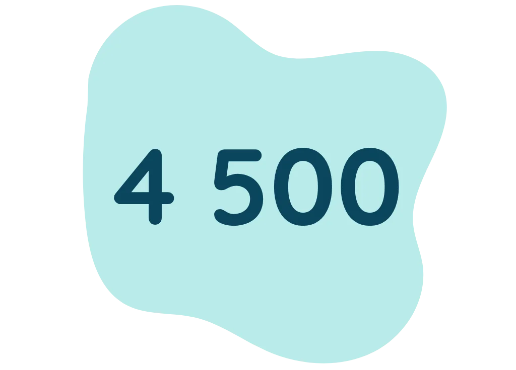 Nous avons aujourd’hui plus de 4.500 clients sur toute la France.